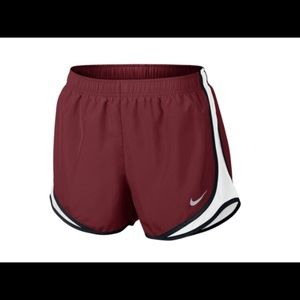 Maroon Nike Tempo Running Shorts 